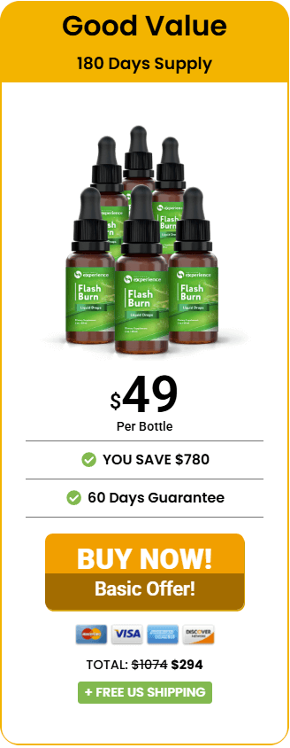 FlashBurn 6-bottle package